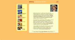 Desktop Screenshot of abbywasserman.com