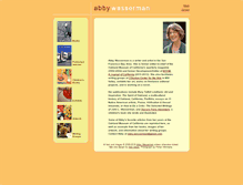 Tablet Screenshot of abbywasserman.com
